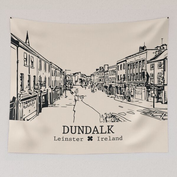 Item preview, Dundalk IRL - Vintage Ink Cityscape designed and sold by Lakeric.