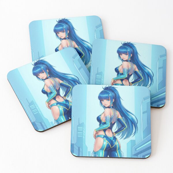 Item preview, Bright Cyberpunk Anime Girl City Art designed and sold by stereonut.
