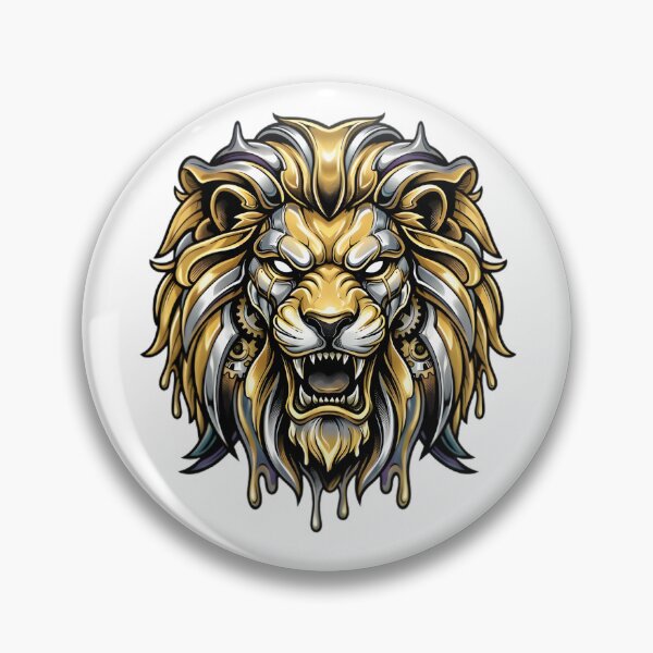 Item preview, Cyberpunk Techwear Lion designed and sold by GlitchDripX.