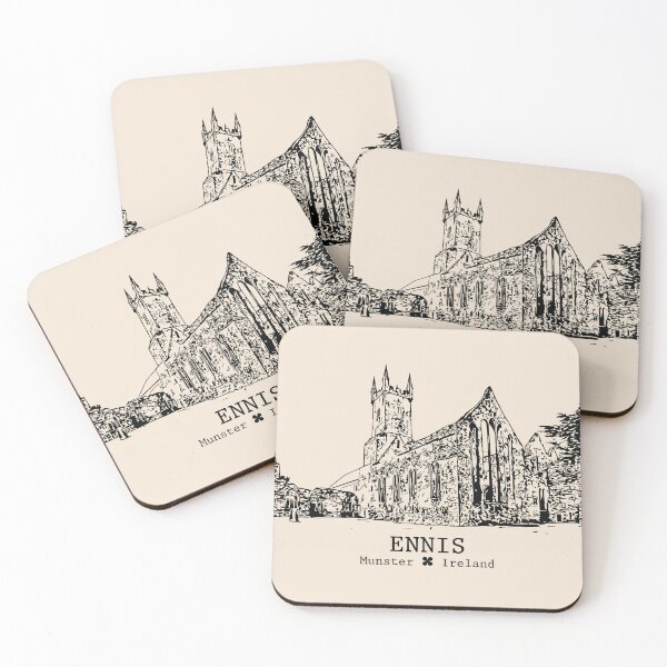 Item preview, Ennis IRL - Vintage Ink Cityscape designed and sold by Lakeric.