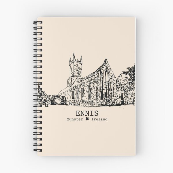 Item preview, Ennis IRL - Vintage Ink Cityscape designed and sold by Lakeric.