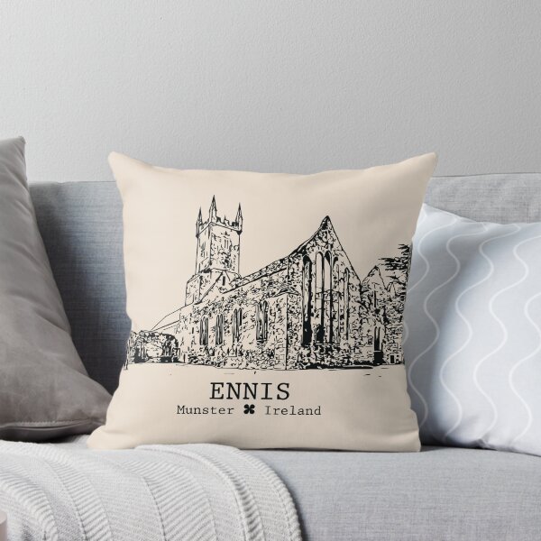 Item preview, Ennis IRL - Vintage Ink Cityscape designed and sold by Lakeric.