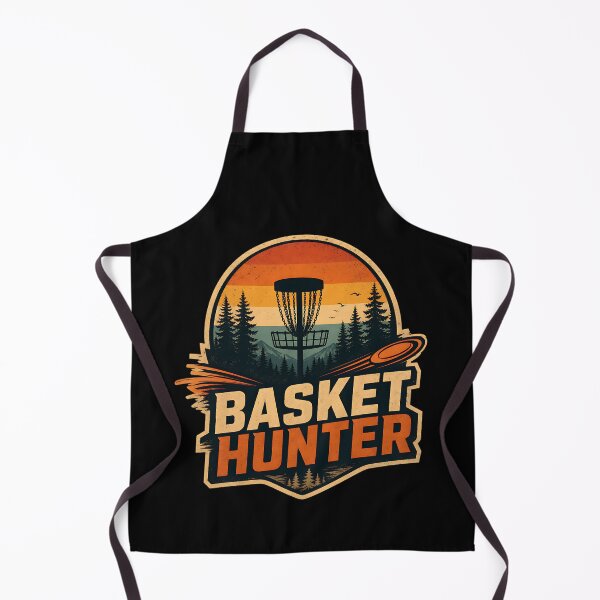 Item preview, Vintage Disc Golf Basket Hunter Sunset designed and sold by FreshPixelArt.