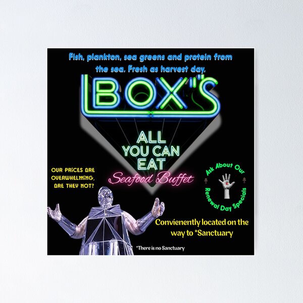 Item preview, Logans Run Boxs Seafood Buffet designed and sold by Dopameme Depot.