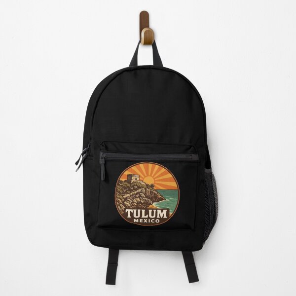 Item preview, Tulum Mexico Mayan Ruins Retro Vintage Travel designed and sold by TomFrontierArt.