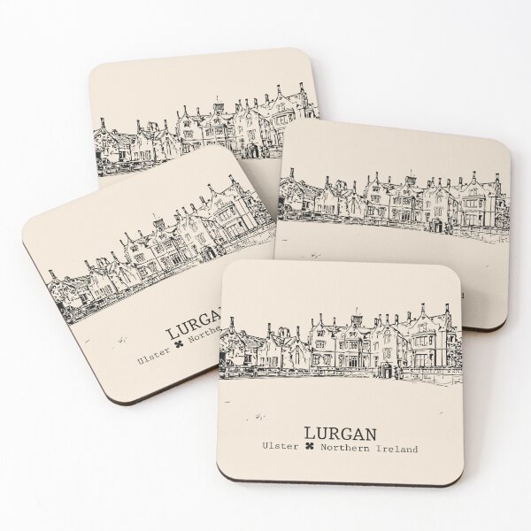 Item preview, Lurgan NI - Vintage Ink Cityscape designed and sold by Lakeric.