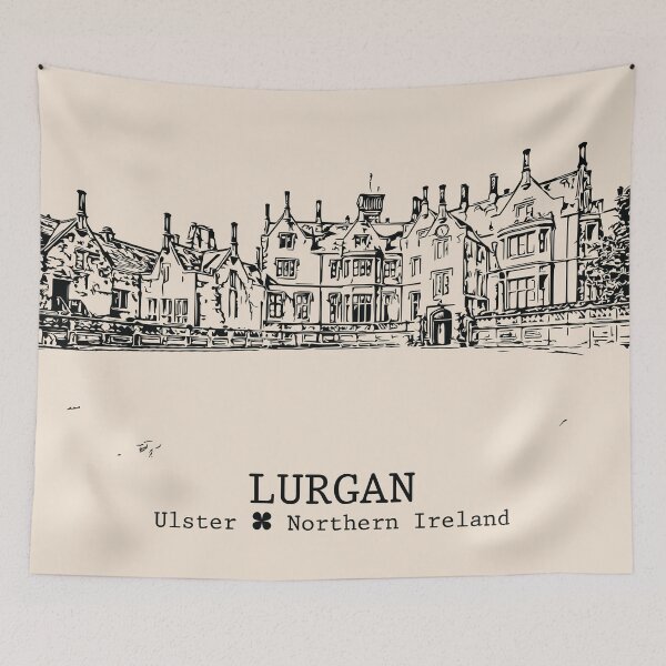 Item preview, Lurgan NI - Vintage Ink Cityscape designed and sold by Lakeric.