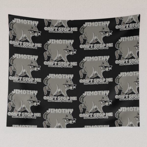 Item preview, Funny Jimothy Raccoon Deal With It Meme designed and sold by Blupunk.