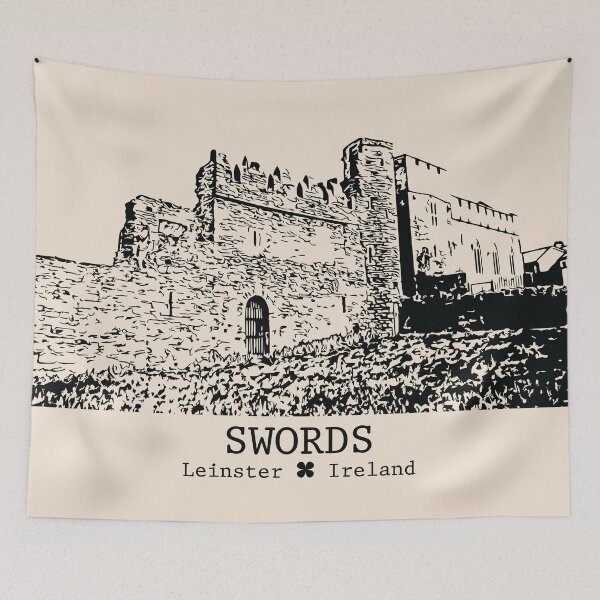 Item preview, Swords IRL - Vintage Ink Cityscape designed and sold by Lakeric.