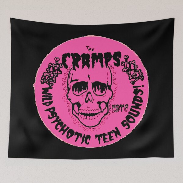 Item preview, The Cramps Fan Art Sticker from the 1980s designed and sold by YuckyCat.