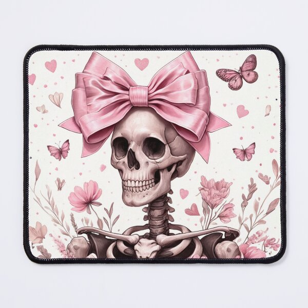 Item preview, Pink Floral Skeleton designed and sold by CraftyBee.