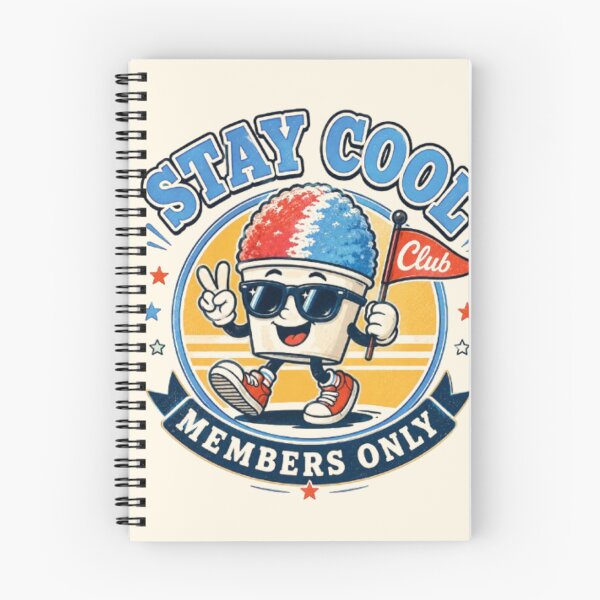 Item preview, Stay Cool Club Retro Snow Cone Mascot Vintage Summer Sticker T-Shirt designed and sold by TulipsArtDesigns .