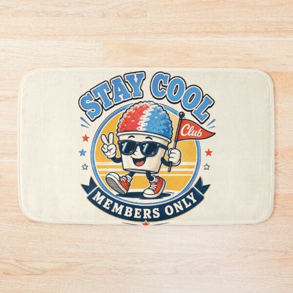 Item preview, Stay Cool Club Retro Snow Cone Mascot Vintage Summer Sticker T-Shirt designed and sold by TulipsArtDesigns .