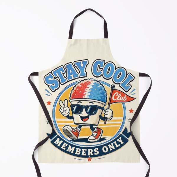Item preview, Stay Cool Club Retro Snow Cone Mascot Vintage Summer Sticker T-Shirt designed and sold by TulipsArtDesigns .