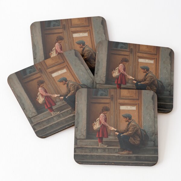 Item preview, A Quiet Greeting at the Old Door designed and sold by TreatLLC.
