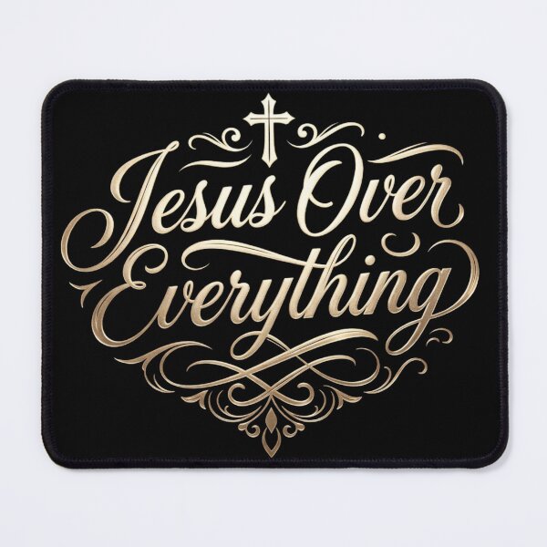 Item preview, Jesus Over Everything | Christian Faith Minimalist Typography designed and sold by BrokenLabel.