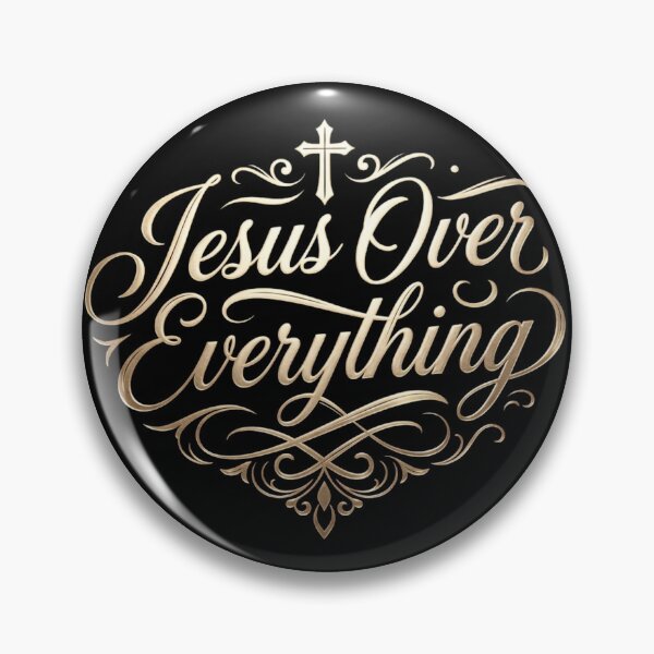 Item preview, Jesus Over Everything | Christian Faith Minimalist Typography designed and sold by BrokenLabel.
