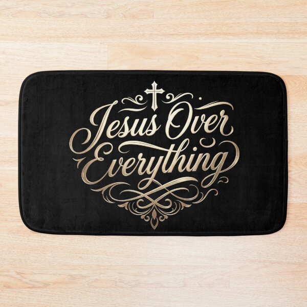 Item preview, Jesus Over Everything | Christian Faith Minimalist Typography designed and sold by BrokenLabel.