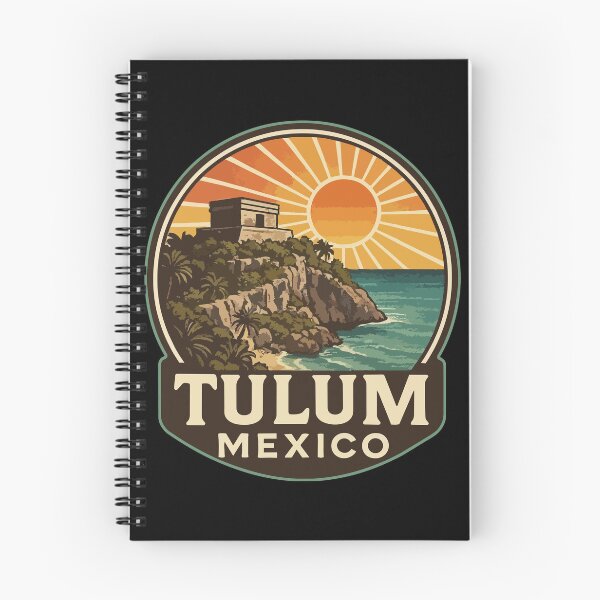 Item preview, Tulum Mexico Mayan Ruins Vintage designed and sold by TomFrontierArt.