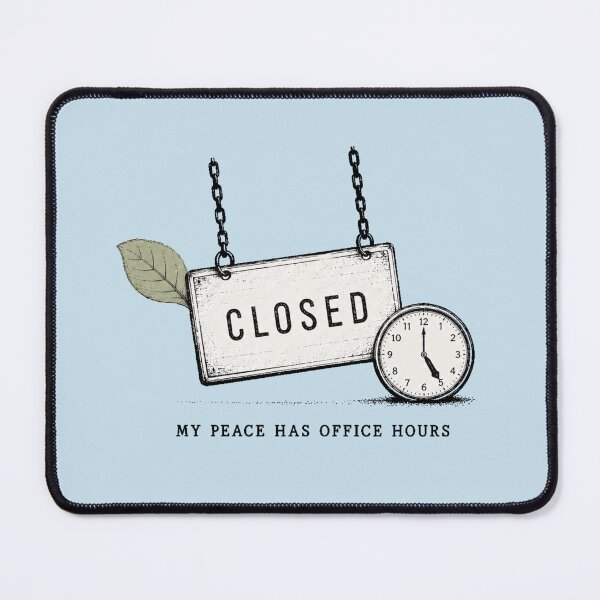 Item preview, My Peace Has Office Hours T-Shirt for Introverts and Office Workers designed and sold by POD DYNASTY | Original Print On Demand T-Shirt Graphics.
