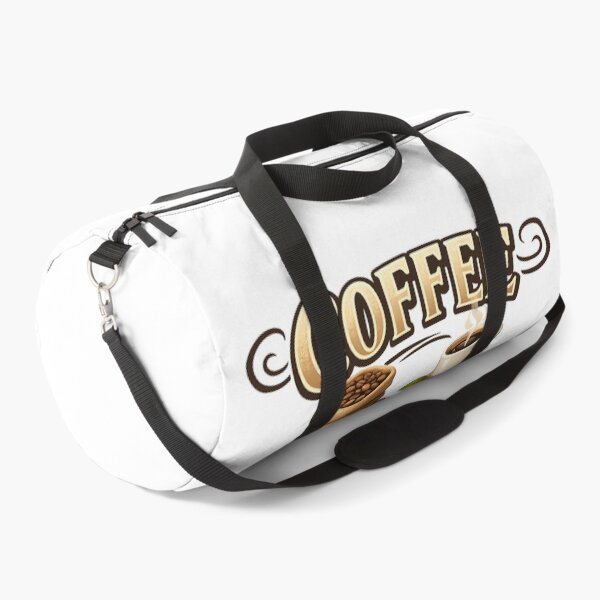 Item preview, Burlap coffee with cup designed and sold by Black-White-art.