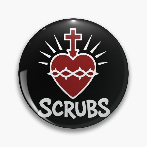 Item preview, Scrubs Sacred Heart Logo Classic TV Series designed and sold by killem667.