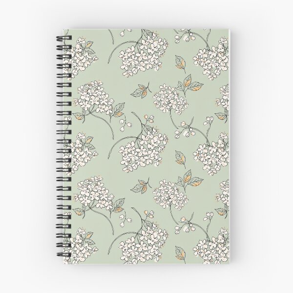 Item preview, Sage Green Hydrangea Pattern | Vintage Botanical Floral designed and sold by NuvoraNest.