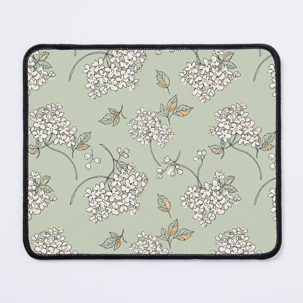 Item preview, Sage Green Hydrangea Pattern | Vintage Botanical Floral designed and sold by NuvoraNest.