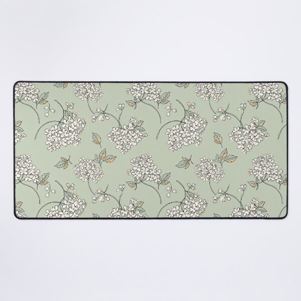 Item preview, Sage Green Hydrangea Pattern | Vintage Botanical Floral designed and sold by NuvoraNest.