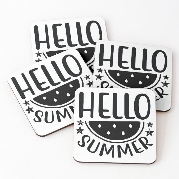 Item preview, Hello Summer - Summer Quotes Retro Vintage Aesthetic Sunny Beach Vacation Gift designed and sold by FuzionRaptor.
