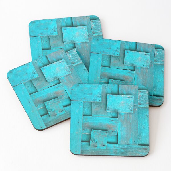 Item preview, Blue Wooden Wall | Colorful Wall Art designed and sold by YemmyZImages.