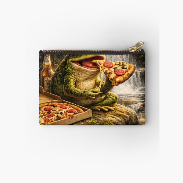 Item preview, Happy frog pizza picnic designed and sold by urbanshop7.