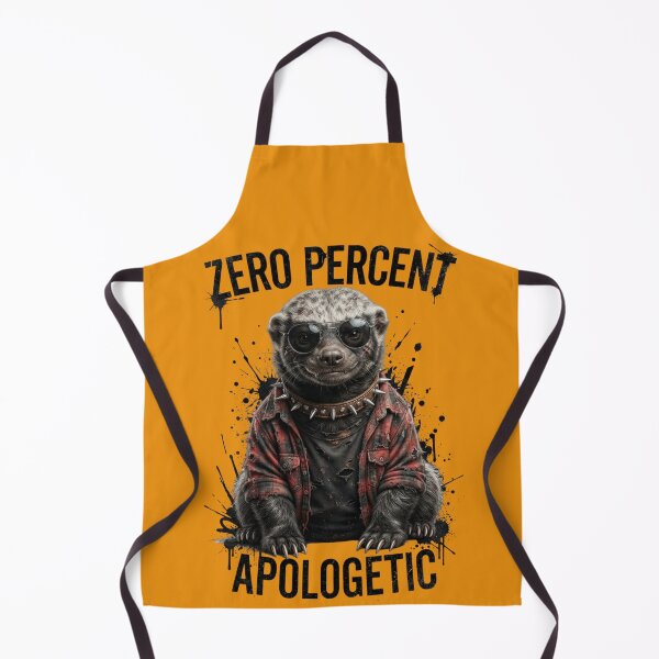Item preview, Zero Percent Apologetic Funny Honey Badger designed and sold by yanderedev.