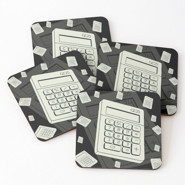 Item preview, Minimalist Calculator and Math Pattern Illustration designed and sold by DodoCraft3.