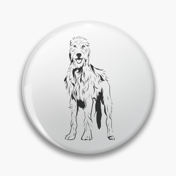 Item preview, Castle Guard Wolfhound Art designed and sold by DigiDog Designs.