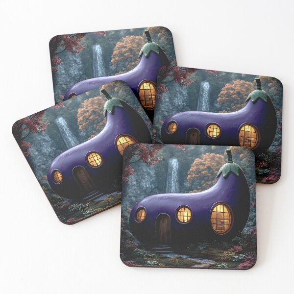 Item preview, Deep Purple Aubergine House designed and sold by Vhelir-Art.