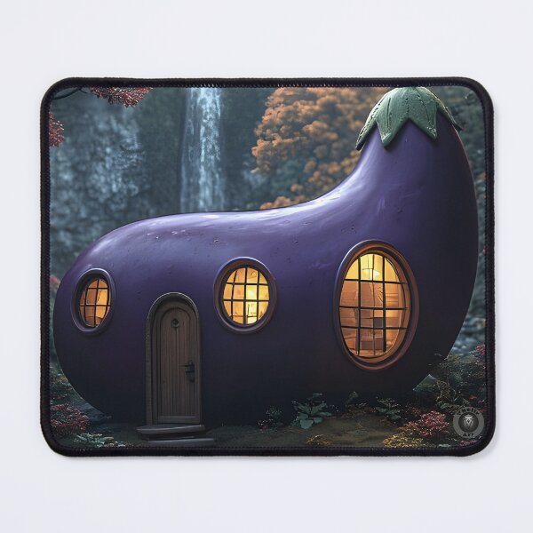 Item preview, Deep Purple Aubergine House designed and sold by Vhelir-Art.