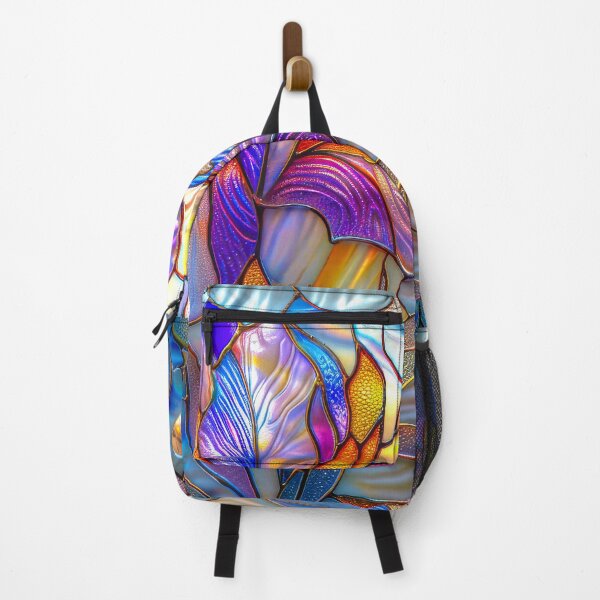 Item preview, Iris Stained Glass Floral Design designed and sold by MargaretWiktor.