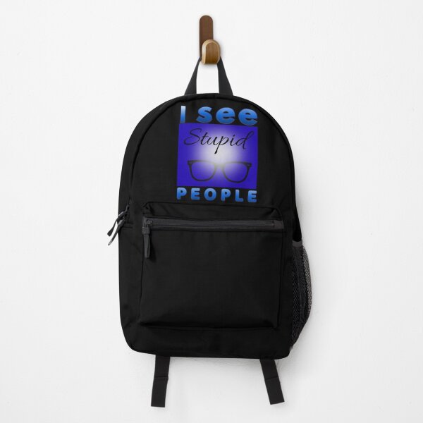 Item preview, I See Stupid People Funny Sarcastic Quote | Retro Humor Typography designed and sold by Rush2Buy.