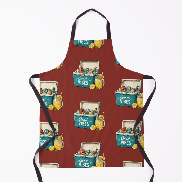 Item preview, Good Vibes Summer Cooler Illustration designed and sold by MIAMwits.