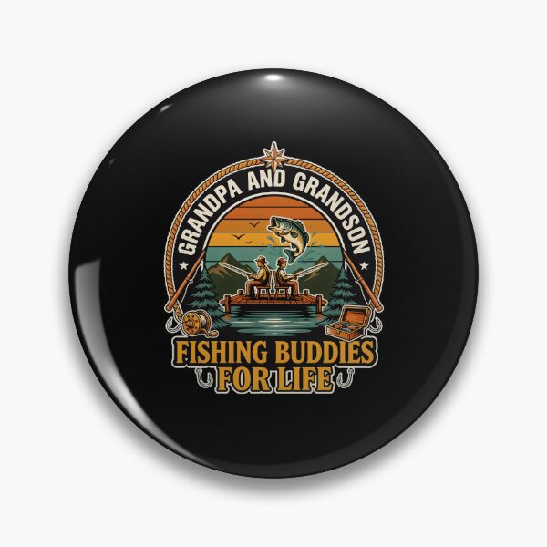 Item preview, Copy of Grandpa And Grandson Fishing For Life Vintage designed and sold by MizoX7.