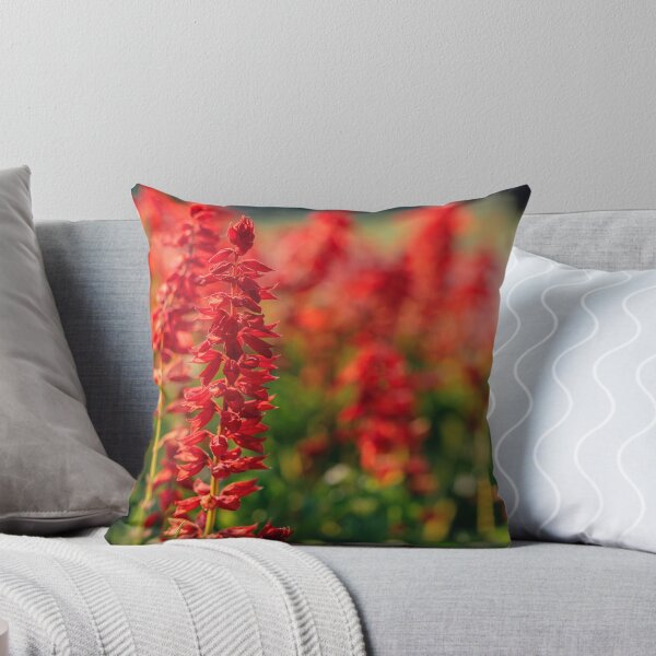 Item preview, Red Salvia Flower Spike designed and sold by Rabee Khalil Photography.