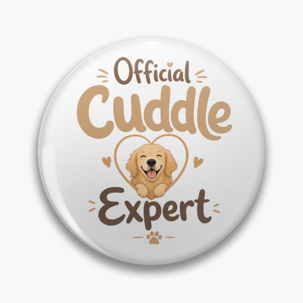 Item preview, Official Cuddle Expert Golden Retriever Dog Dad T-Shirt designed and sold by Ashley critters.
