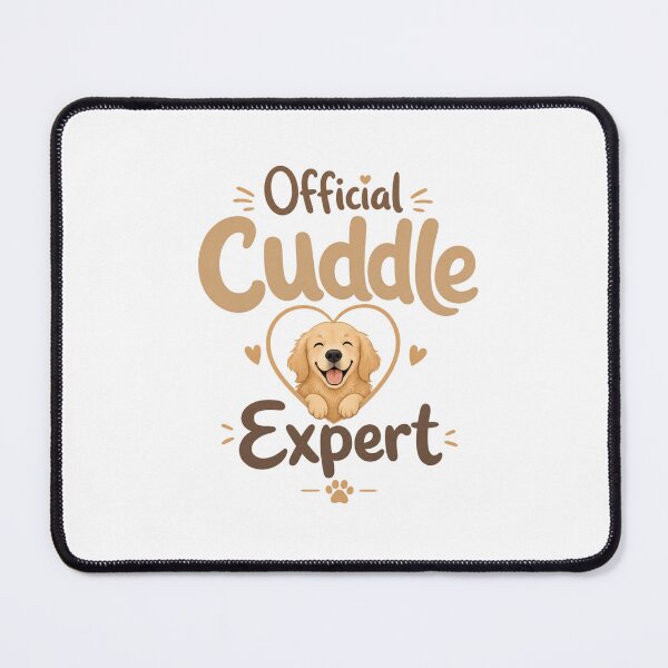 Item preview, Official Cuddle Expert Golden Retriever Dog Dad T-Shirt designed and sold by Ashley critters.