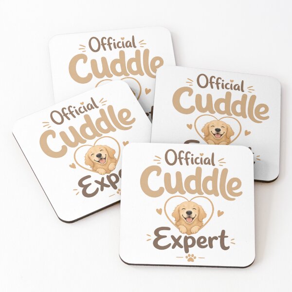 Item preview, Official Cuddle Expert Golden Retriever Dog Dad T-Shirt designed and sold by Ashley critters.