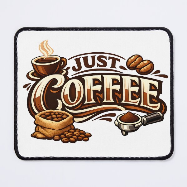 Item preview, just coffee designed and sold by Black-White-art.