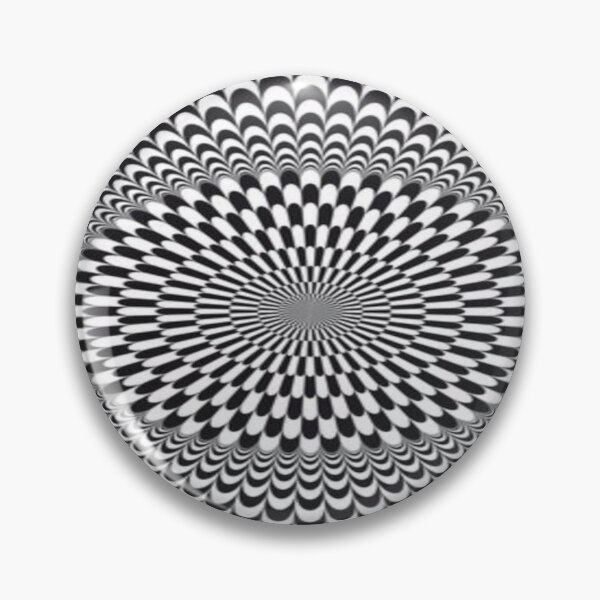 Item preview, The Vertigo of Infinite Black and White: A Black & White Radial Optical Illusion - Hypnotic Tunnel of Scales designed and sold by RAYBIL.