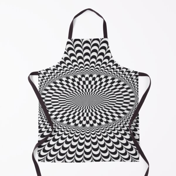 Item preview, The Vertigo of Infinite Black and White: A Black & White Radial Optical Illusion - Hypnotic Tunnel of Scales designed and sold by RAYBIL.