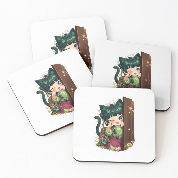 Item preview, Mystic Cat Herbalist Chibi Charm designed and sold by InspireArtI.