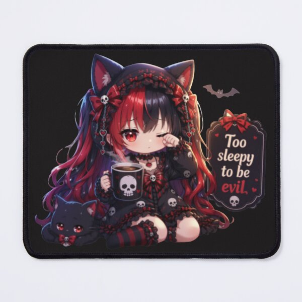 Item preview, Copy of Copy of Copy of Copy of Cute Gothic Anime Girl Everything Sucks designed and sold by Revyra Design .